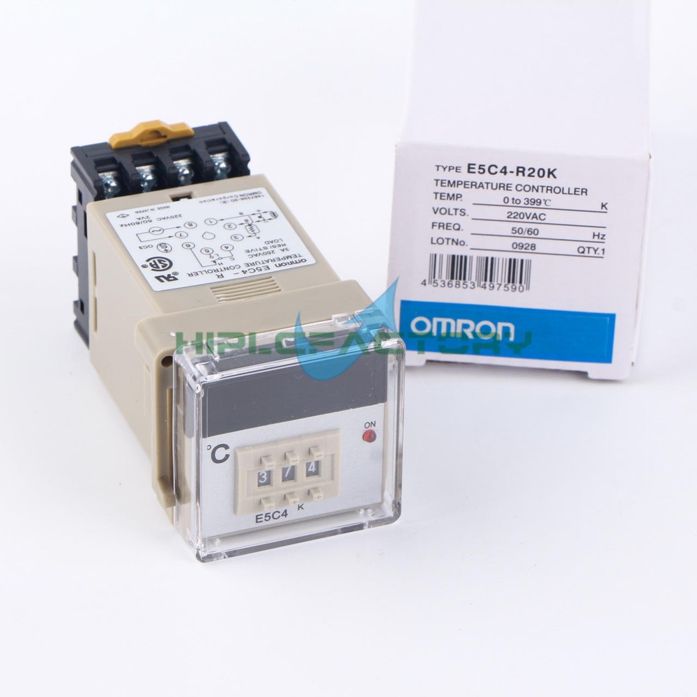 ONE E5C4-R20K 220VAC Temperature Controller 0-399°C NEW