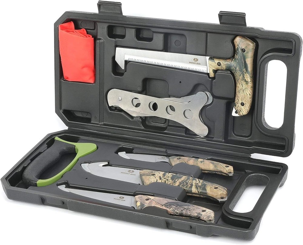 Hunting Field Dressing Kit - Portable Butcher Game Processor Set 8-piece