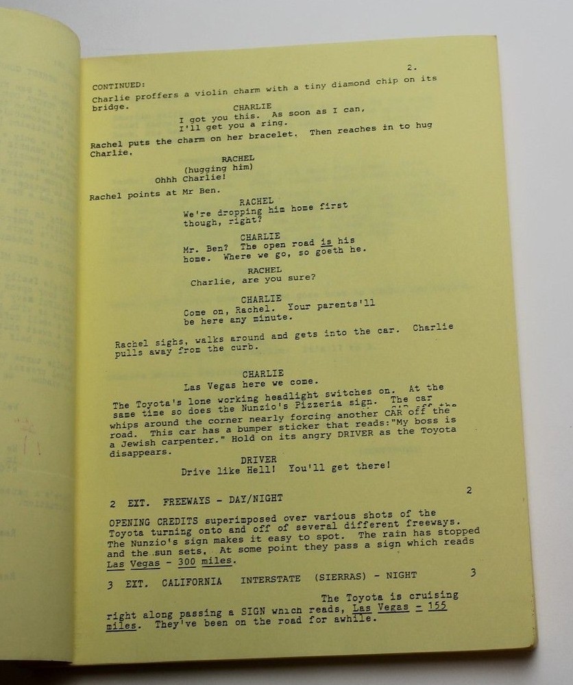 HIGHWAY TO HELL / Brian Helgeland 1989 Movie Script Screenplay, B Horror Comedy