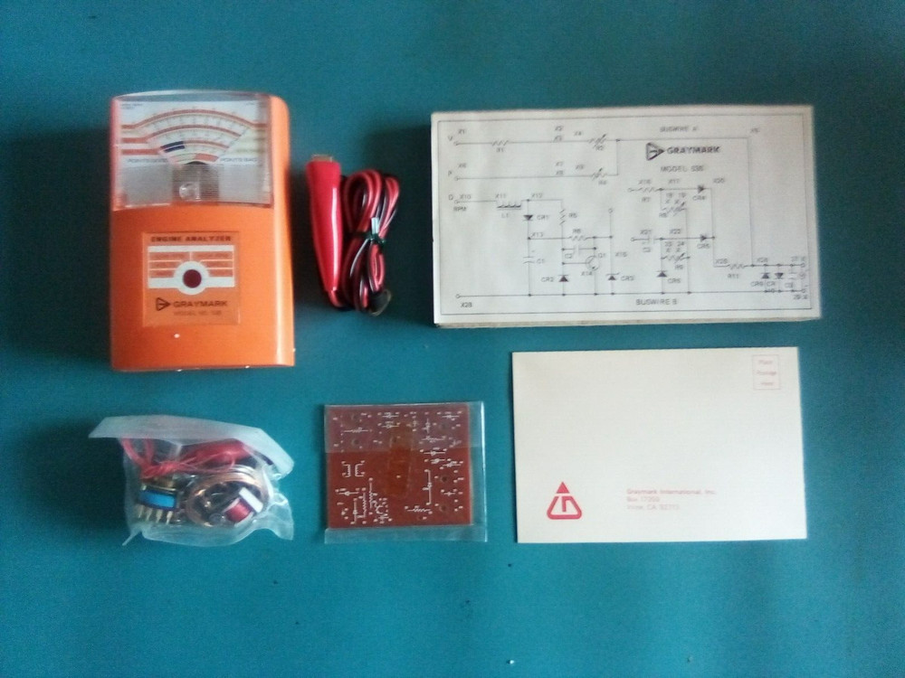 RARE VINTAGE GRAYMARK 535 Engine Analyzer, UNBUILT KIT