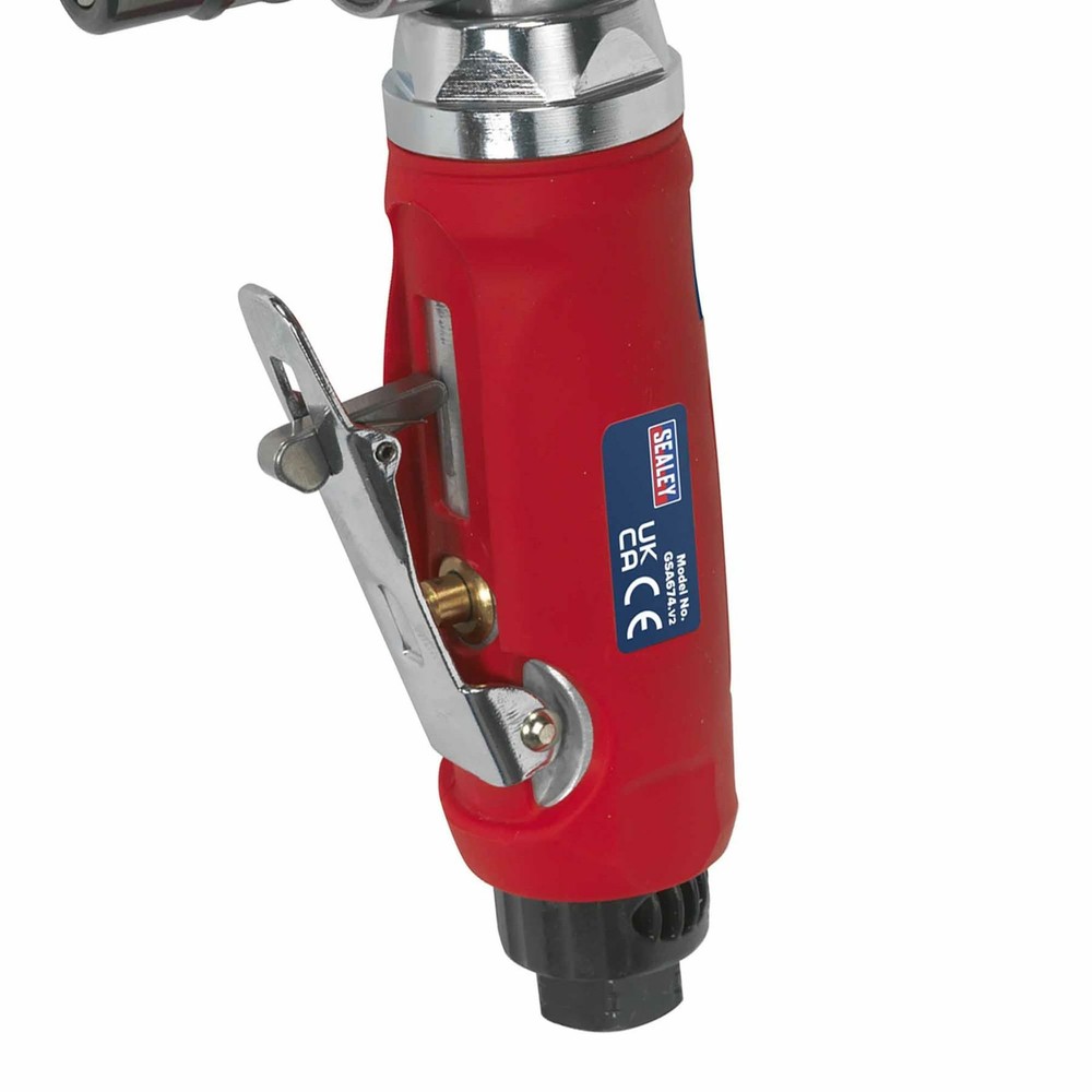 Sealey 90 Degrees Angle Air Die Grinder Contoured Composite Handle GSA674