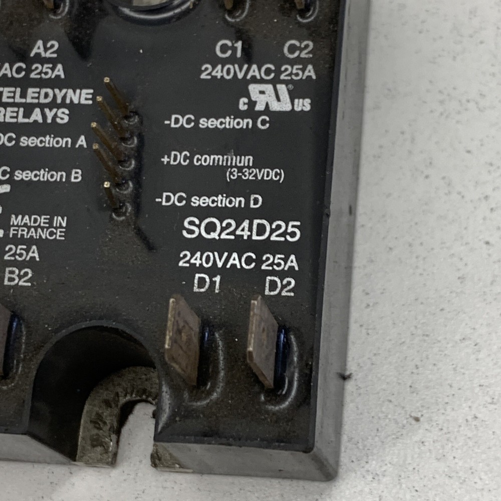 Teledyne SQ24D25 Solid State Relay 25A 240VAC