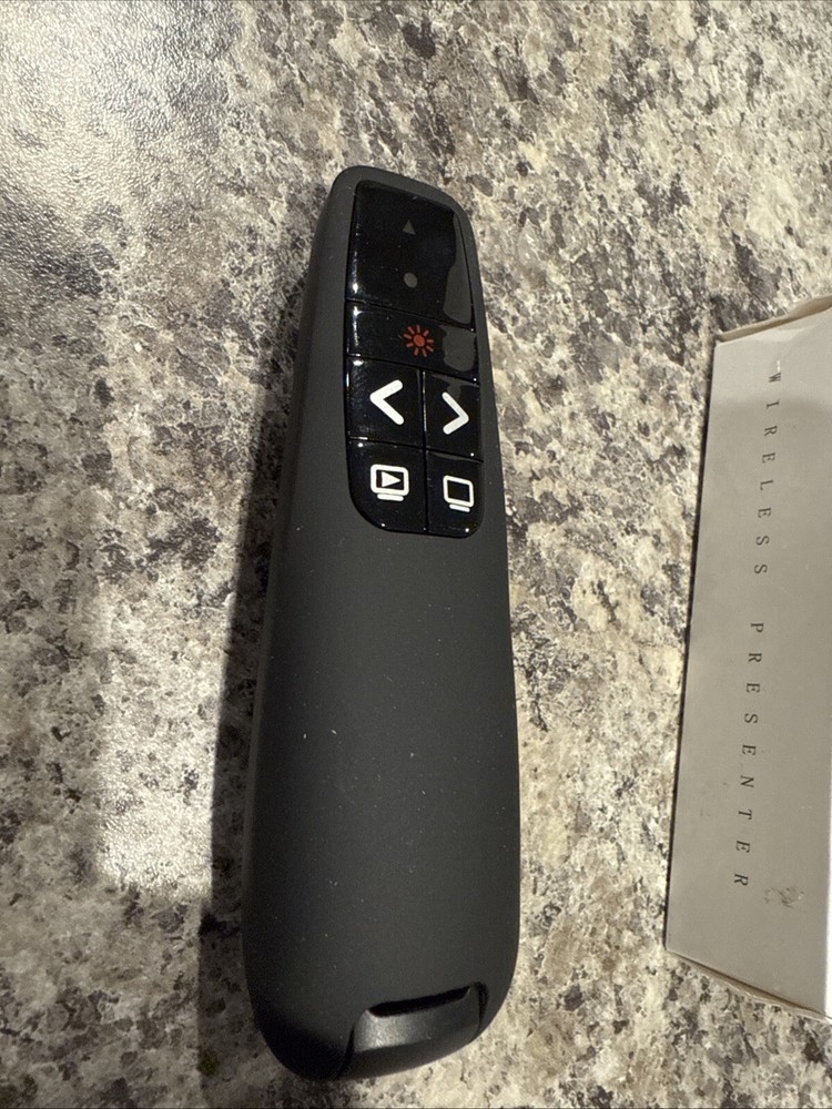 Wireless Presenter Multifunctional Presentation Clicker -Black