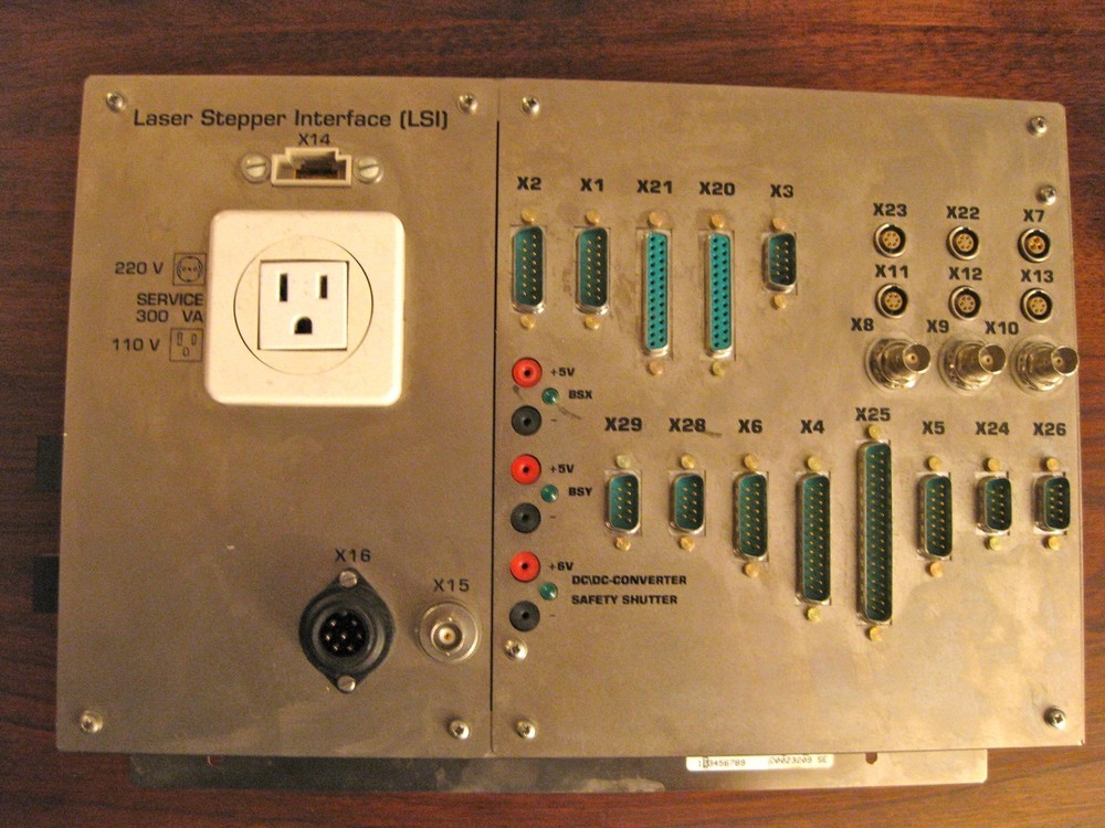 LSI Laser Stepper Interface Control Unit Integrated Safety Circuits Machine Emc2