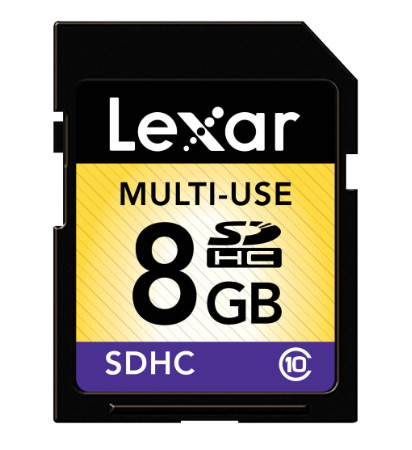 Lexar 8GB Multi-Use SDHC Memory Card