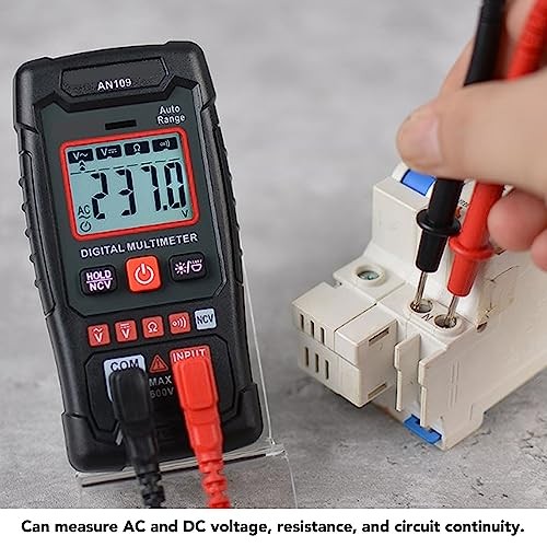 AN109 4000 Counts Digital Multimeter, Handheld Multimeter Intelligent