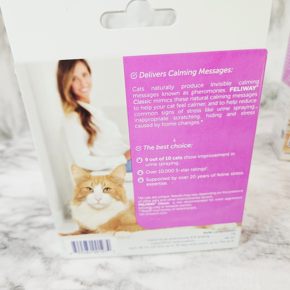 FELIWAY Classic Cat Calming Plug In Pheromone Diffuser 30 Day 48 ml & 1 Spray
