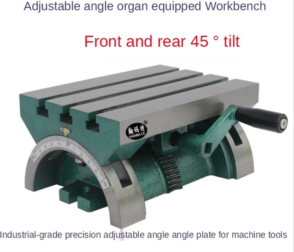 7-inch Multi-Purpose Compact Drilling and Milling Machine Stand Table Slide