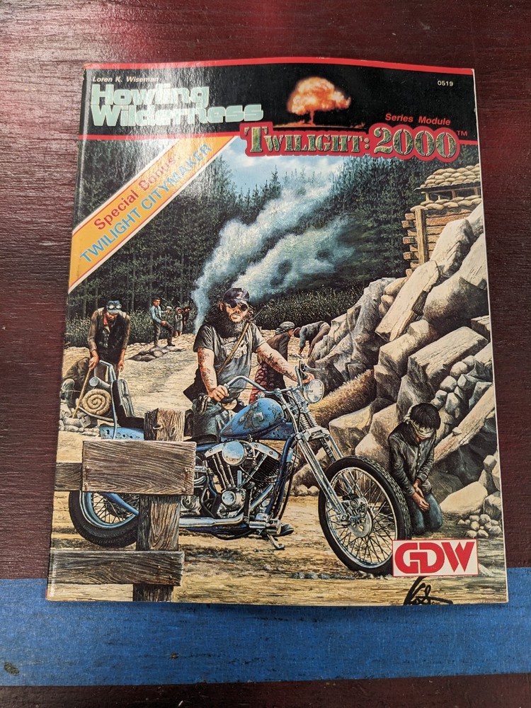 Howling Wilderness Twilight 2000 W / Insert Attached GDW 0519