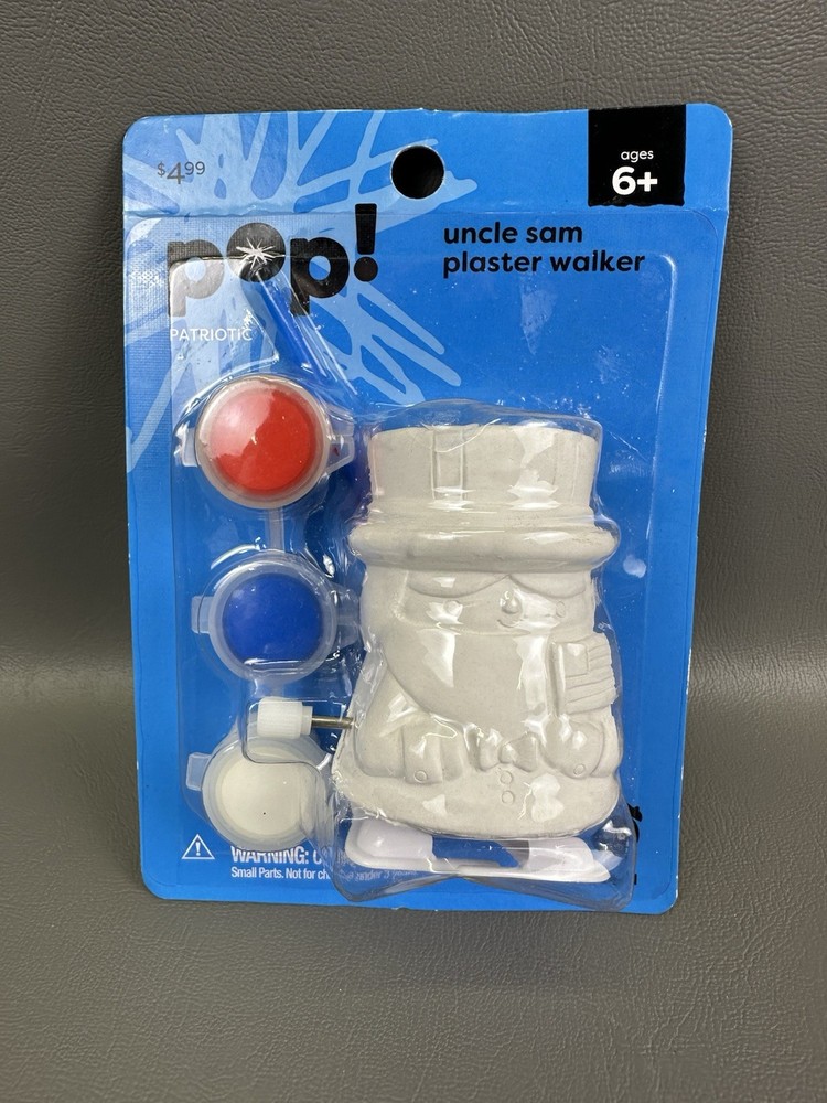 Pop! Patriotic Uncle Sam Plaster Walker Ages 6+
