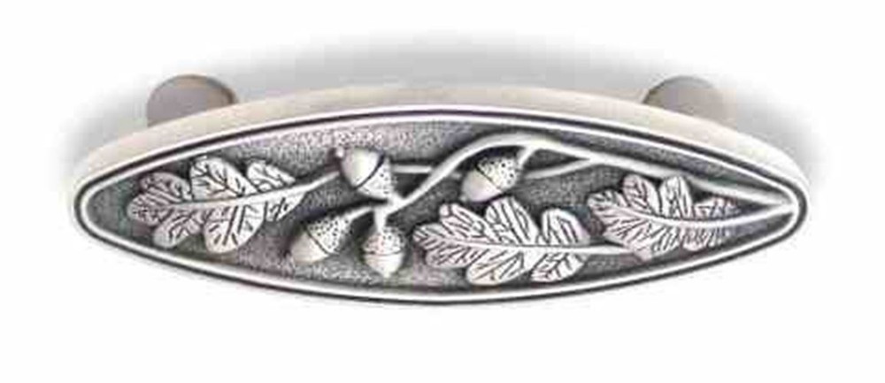 3" Acorn Pull Brushed Satin Pewter