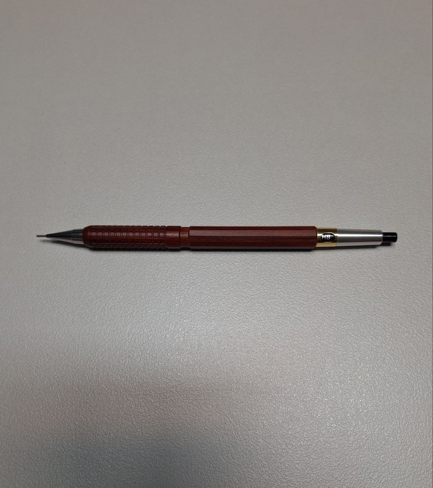 Handcrafted Pentel PG5 Mechanical Pencil – Low Centered Design, Segmented Wood