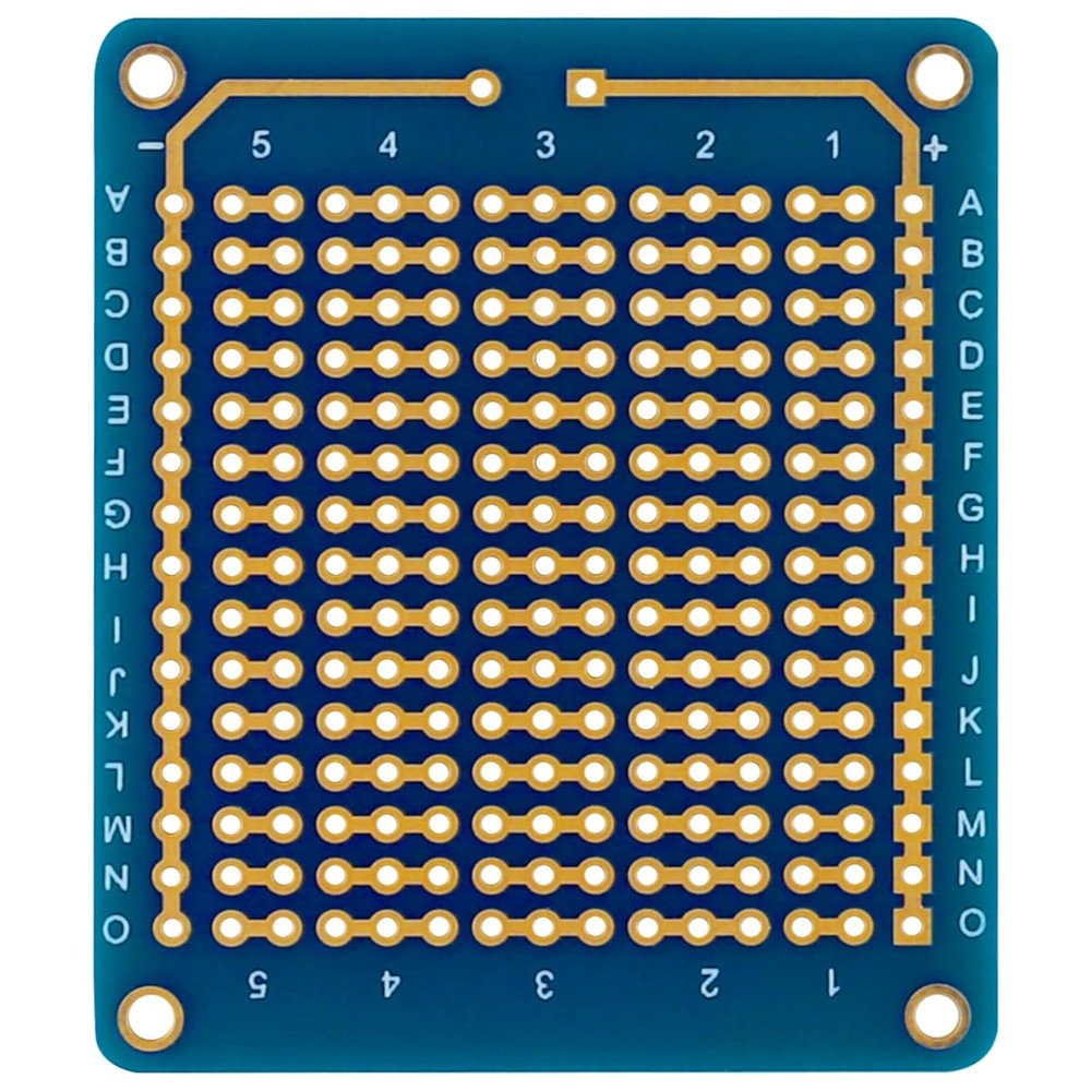 6 Pack Mini Solderable Protoboard DIY PCB Arduino Projects Gold Pads
