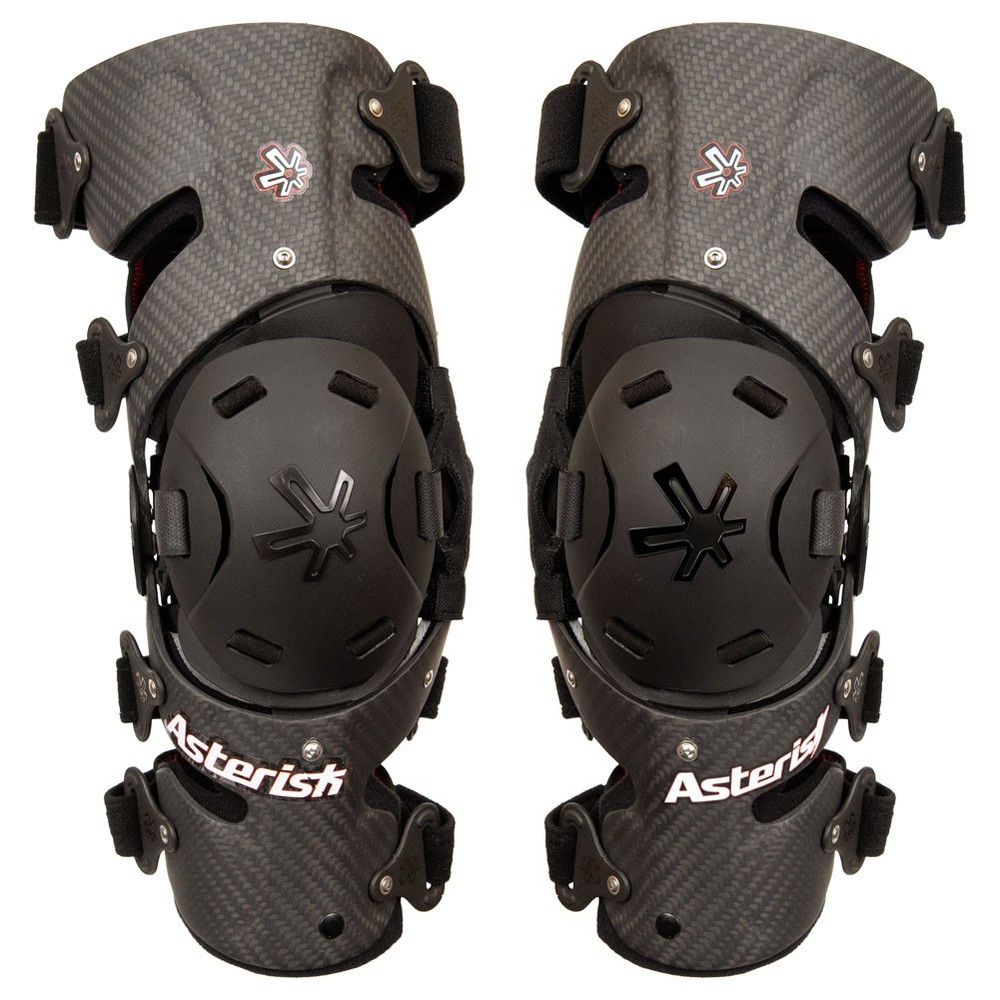 Asterisk Carbon Cell Pro Knee Brace Pair