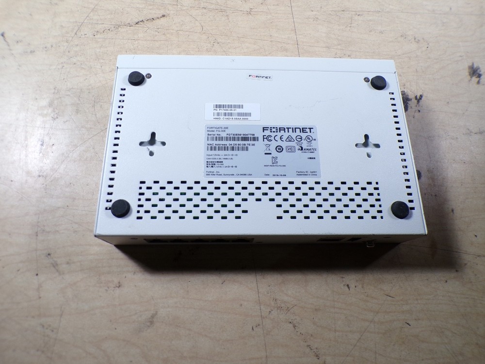 FORTINET FORTIGATE 30E FIREWALL FG-30E