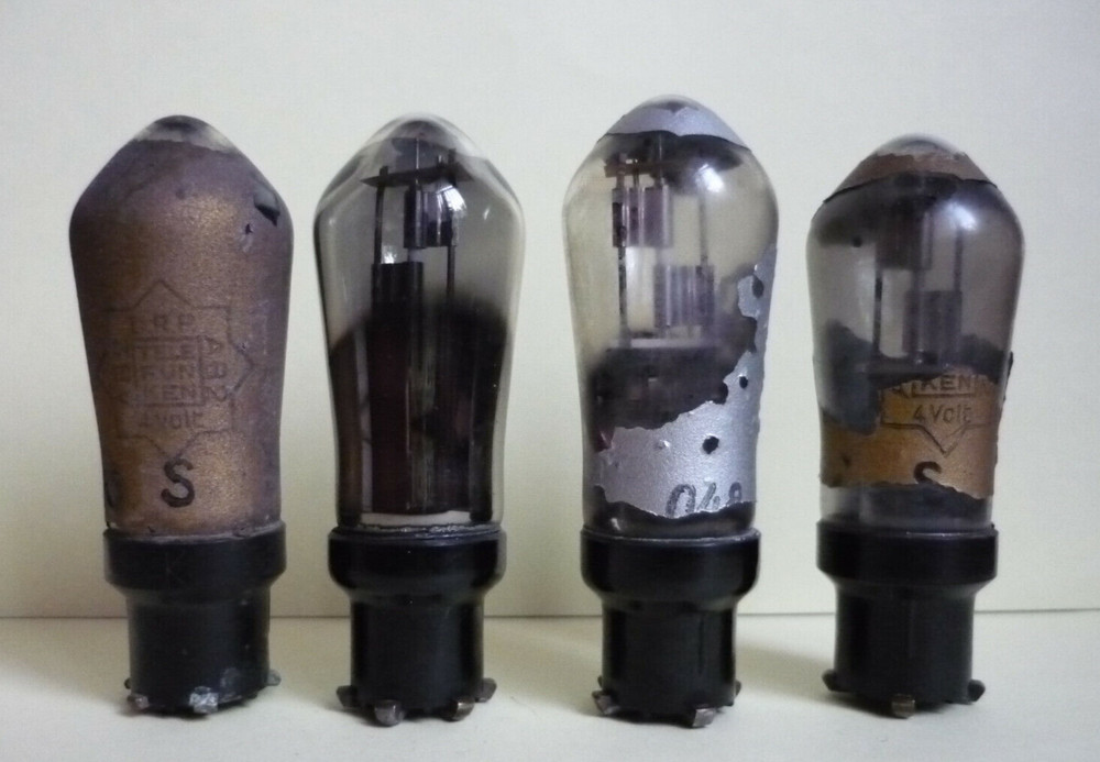 4pcs. AB2 Telefunken Vacuum Tube TESTED