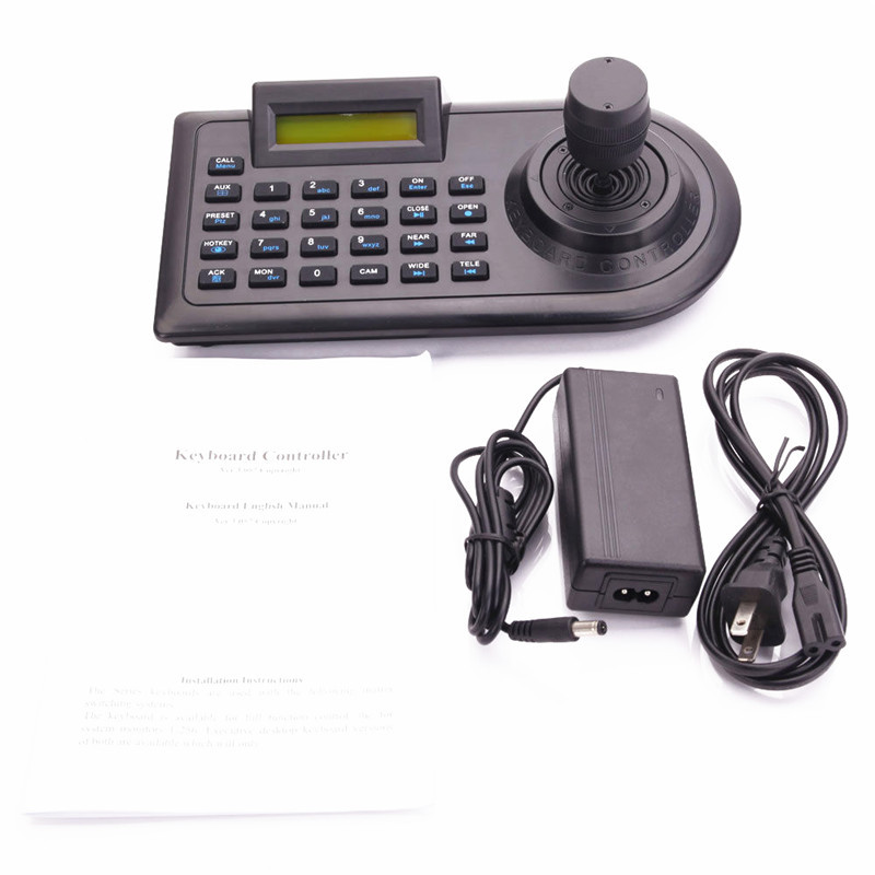3D keyboard Controller Three Dimensional for PTZ Zoom CCTV Camera, 3D Joystick