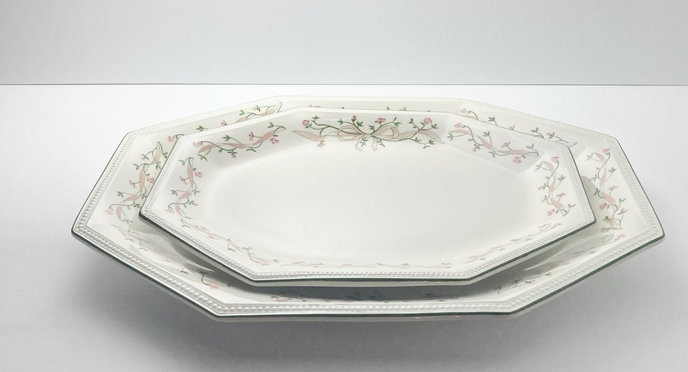 Johnson Brothers “Eternal Beau” 5-Piece Ceramic Dinnerware Serving & Hostess Set