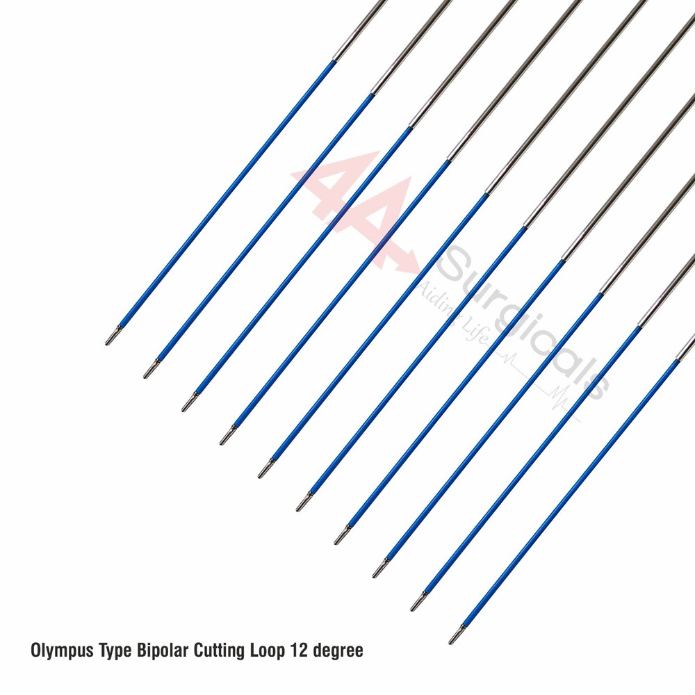 4A Olympus Type Bipolar Cutting Loop 12 degree Set of 10