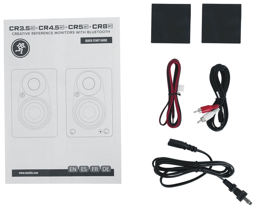 Pair Mackie CR8BT 8" Powered Studio Monitors w/Bluetooth/Tone Control+8" Sub