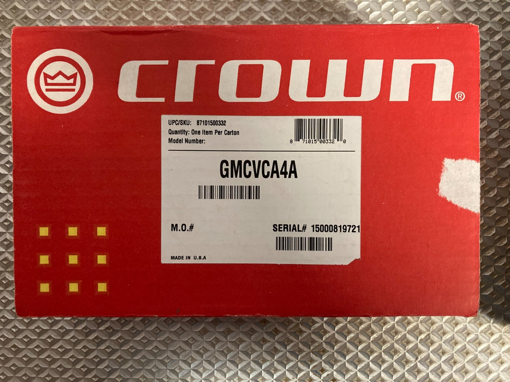 CROWN AUDIO VCA-MC4