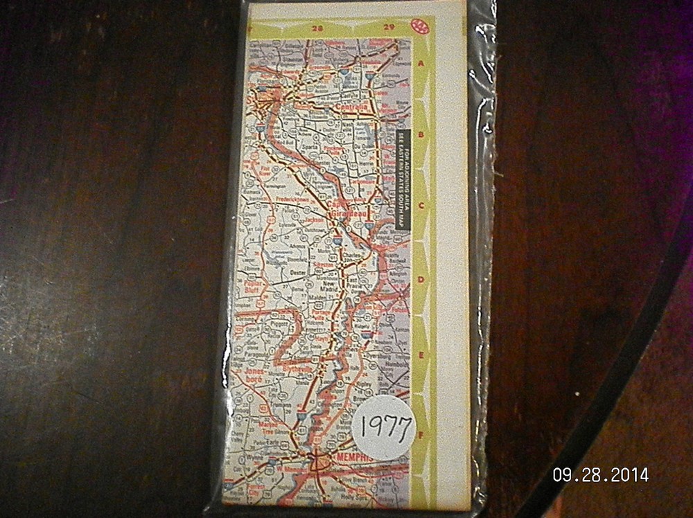 1977 AAA " CENTRAL STATES" ROAD MAP