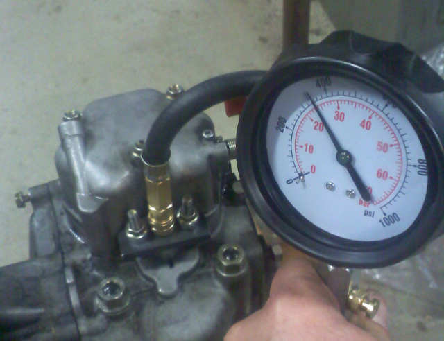 Yanmar L100EE or Chinese 186F Diesel engine compression tester adapter