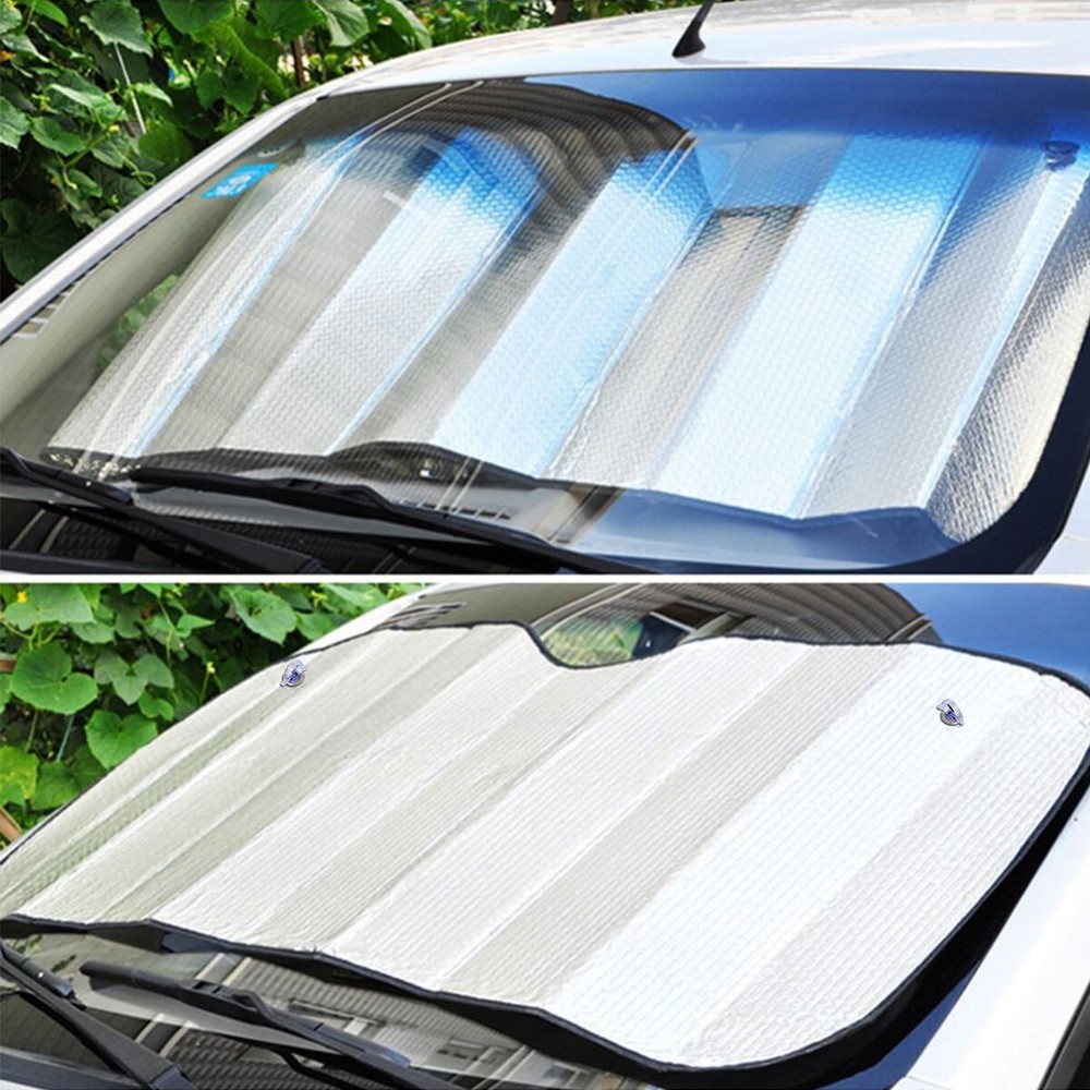 2 X Foldable Auto Car Windshield Sun Shade Shield Cover Visor Block UV Protector