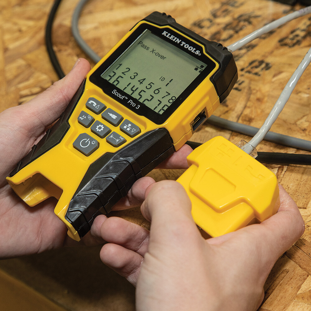 Klein Tools VDV501-853 Scout® Pro 3 Tester with Test + Map™ Remote Kit