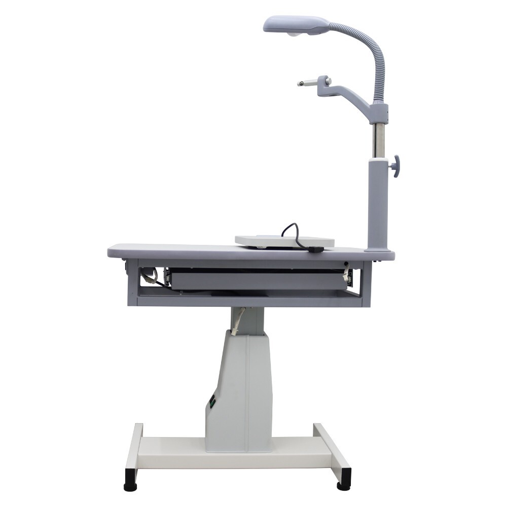 110V Optometry Ophthalmic Eyeglass Test Stand Combined Table Adjustable Height