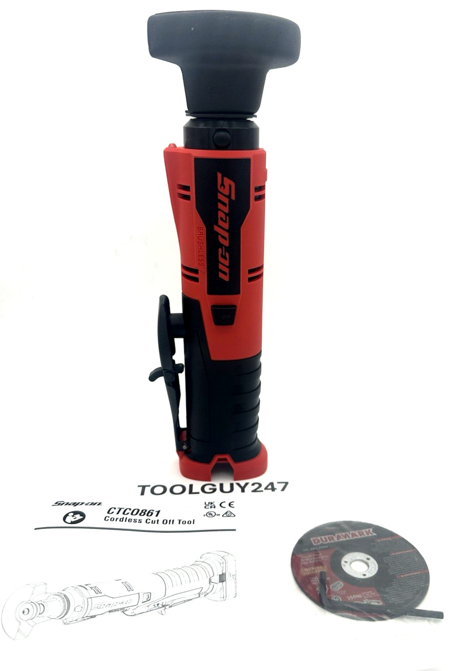 SNAP ON CTCO861 DB RED 14.4v Microlithium Cordless Cut-Off Tool NEW USA TOOLS