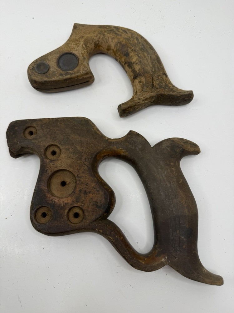 8 Assorted Wood Crosscut Saw Handles