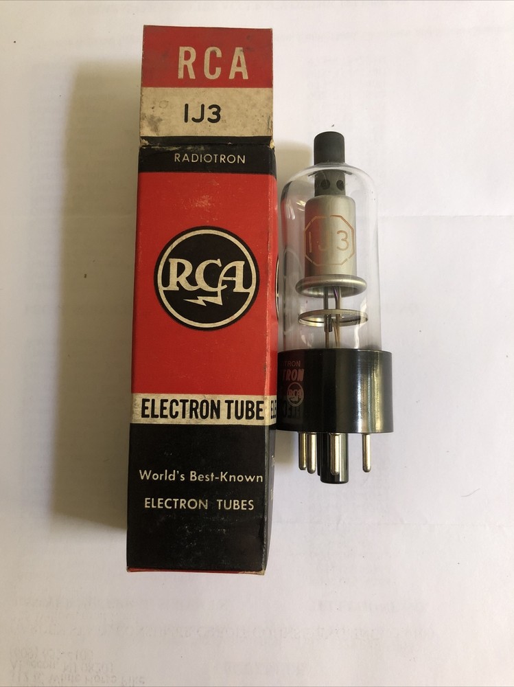NEW VINTAGE RCA ELECTRON VACUUM TUBE IJ3