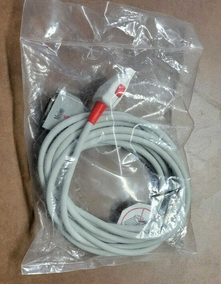 Original new Masimo 1005 PC08 SpO2 adapter cable 8ft