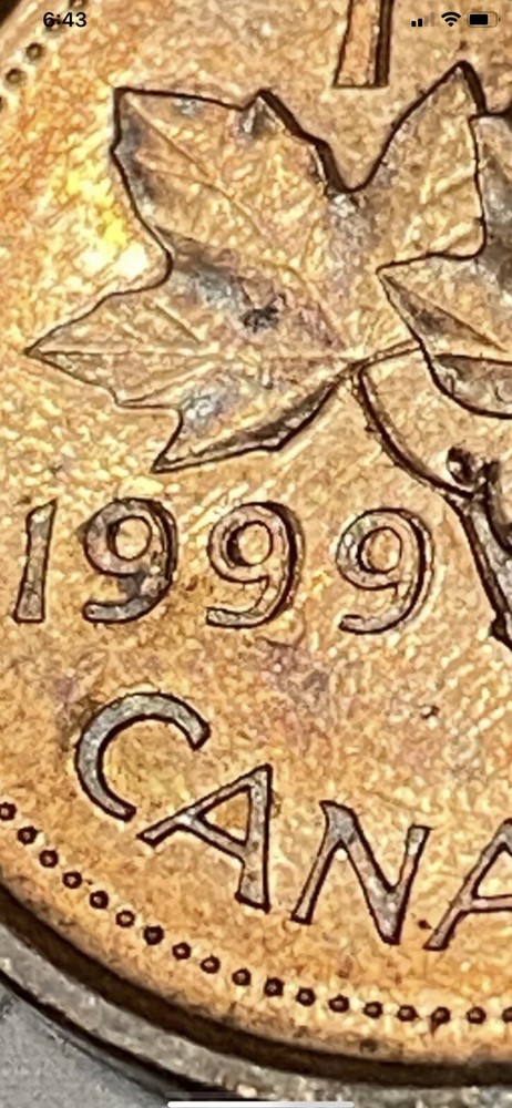 ERROR 1 CENT CANADA 1999
