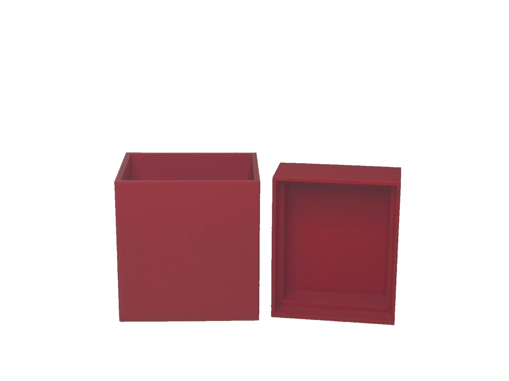 TCG Deck Box 100 Card Capacity - Solid Red