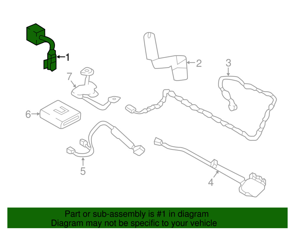 Genuine Nissan Navigation Microphone 28336-5AA0A