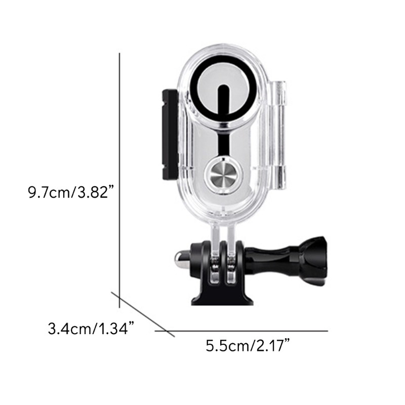 Dive Case Waterproof Bracket Mount for 360 GO 3 Underwater Protective Case