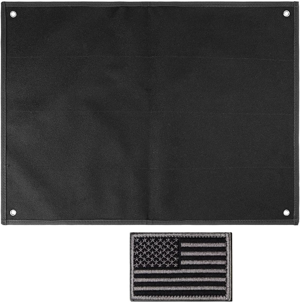 Ironseals Tactical Board Patch Organizer Holder Display with Loop Surface, Steel