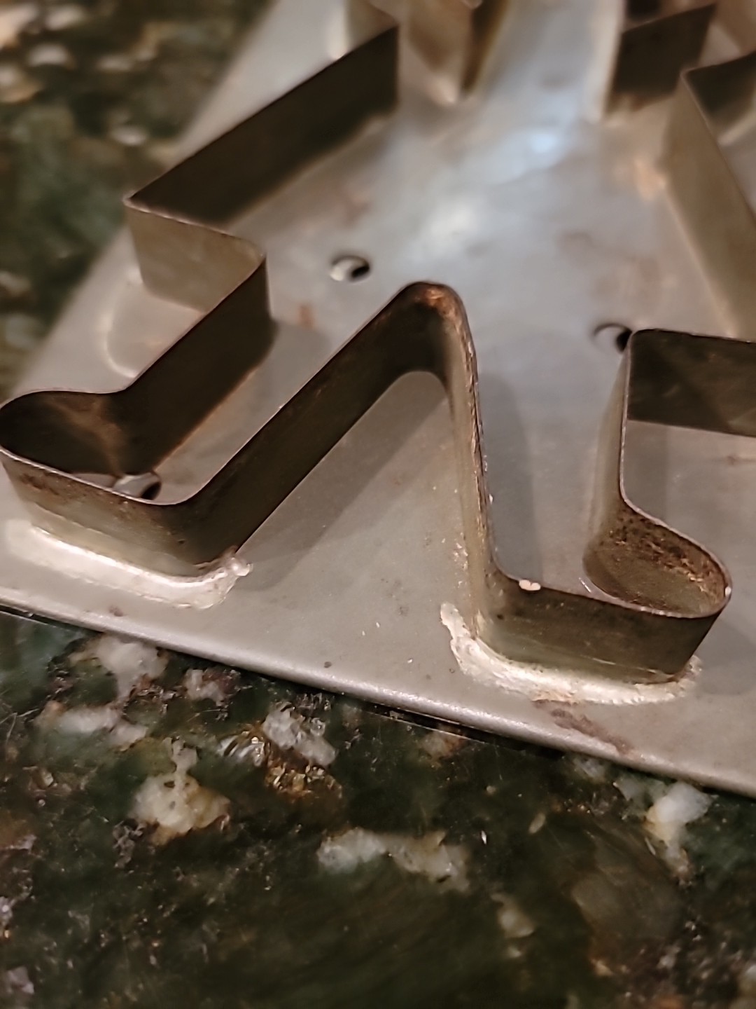 Antique Cookie Cutter Amish Man RARE Tin Handmade Pennsylvania LARGE 9 1/2×4 1/2