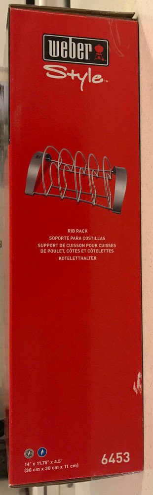 Weber Rib Rack #6453 - NEW