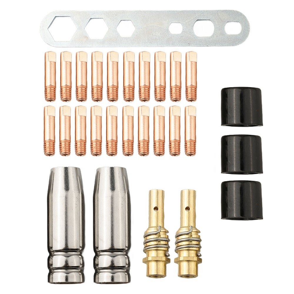 Welding Nozzle Set 27PCS for MB15AK Includes Essentials for MIG Welding