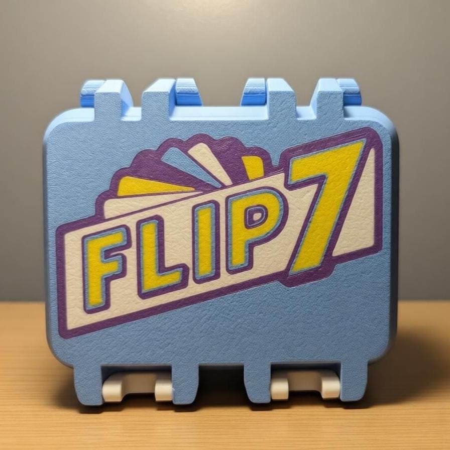 Flip 7 Game 3D Printed Storage Box