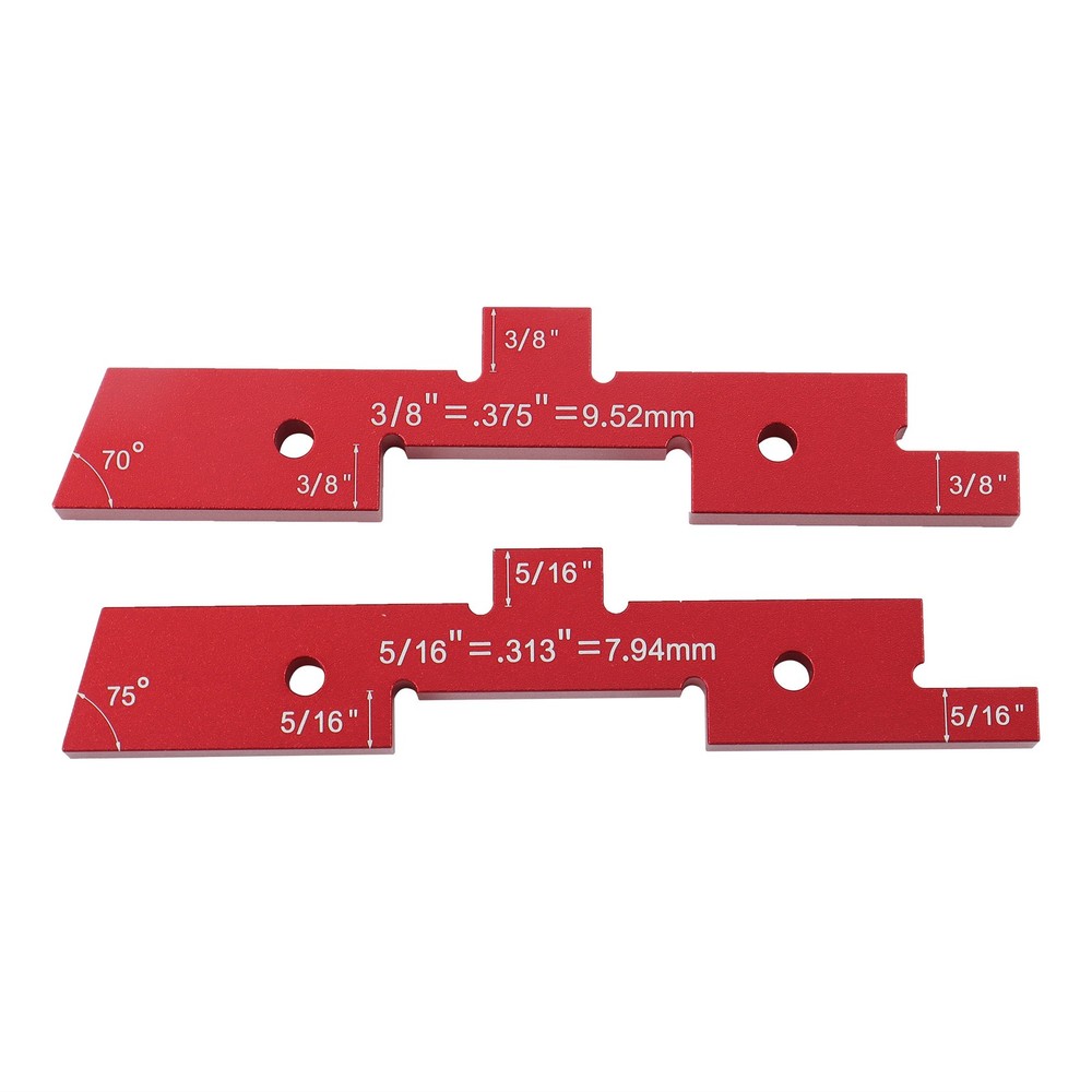 14 Pack Setup Blocks Precision Aluminum Height Gauge Router Table Setup Bars