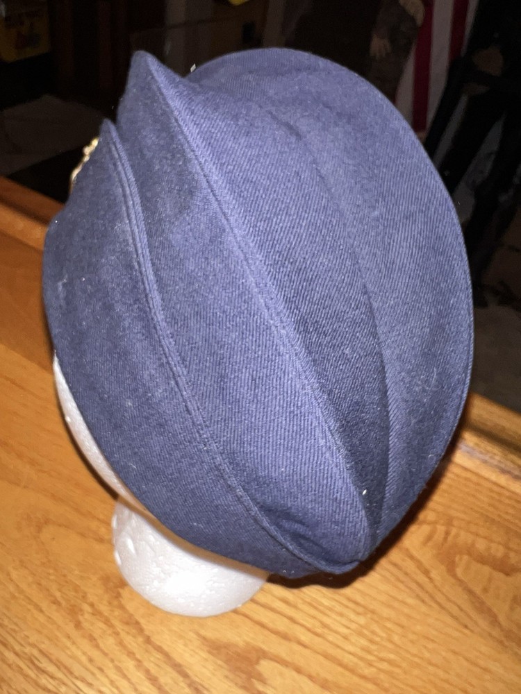 WW2 Navy WAVES Garrison Cap NAMED