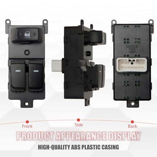 93570-1M710 Master Power Window Switch Driver Side Compatible with Forte Forte