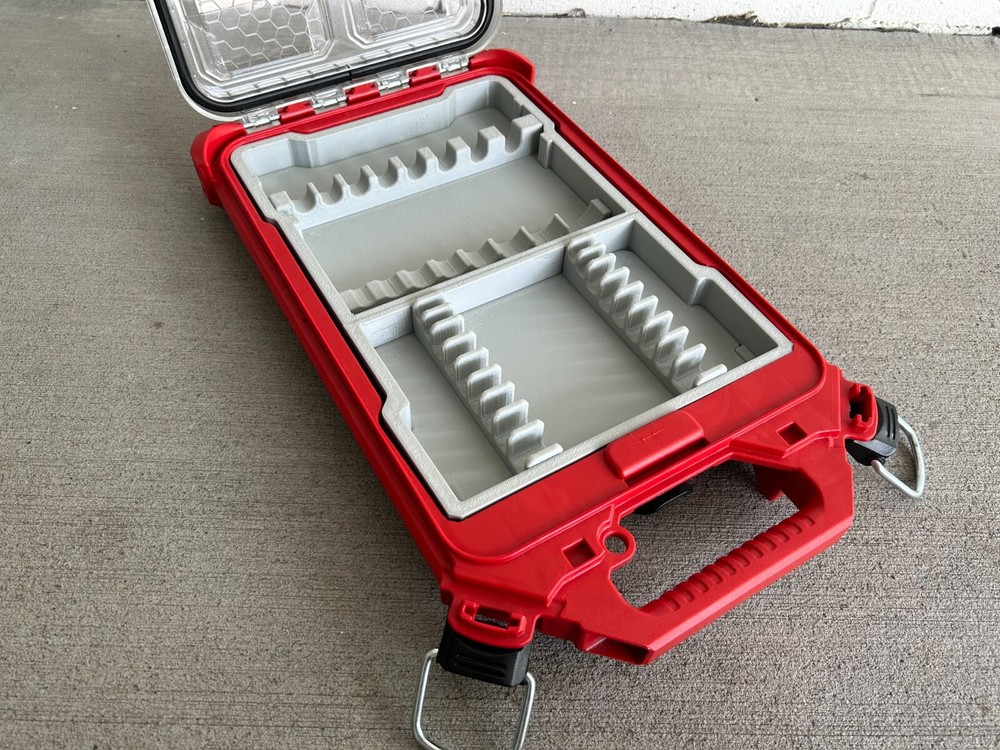 Drill Bit Organizer Insert for Milwaukee Packout (Insert Only)
