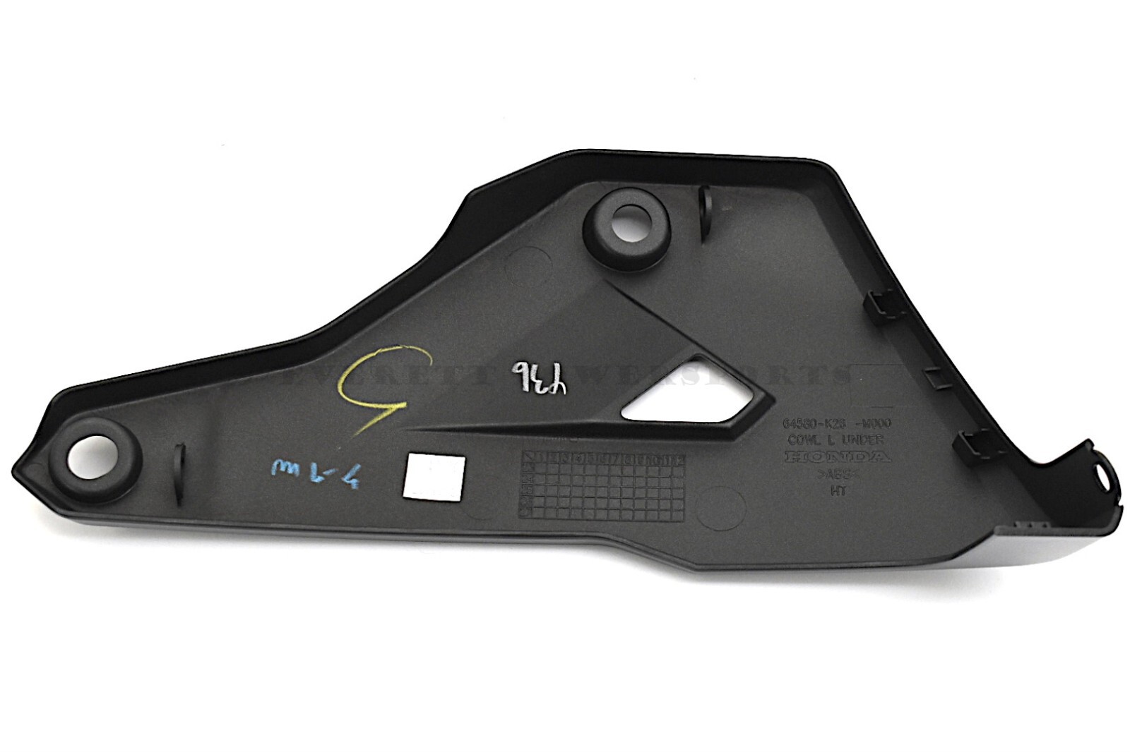 Under Cowl Fairing & Mount Kit Grom 125 2022-2025 Matte Black OEM Belly Pan#E303