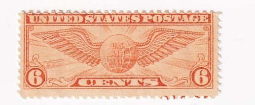 STAMPS US SCOTT C19 "Winged Globe" 6 CENT MNH 1934