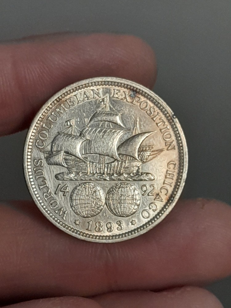 1893 Columbian Exposition Commemorative Silver Half Dollar